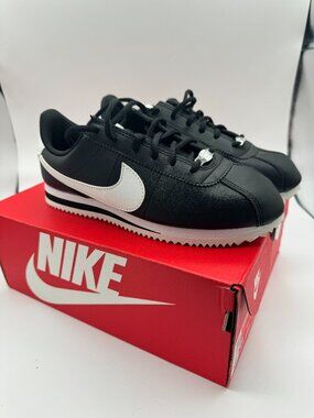 NWB | Nike | Black Cortez Basic SL (GS) | 6Y